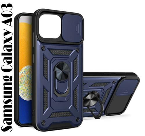 Photos - Case Becover Чохол-накладка  Military для Samsung Galaxy A03 SM-A035 Blue (70736 
