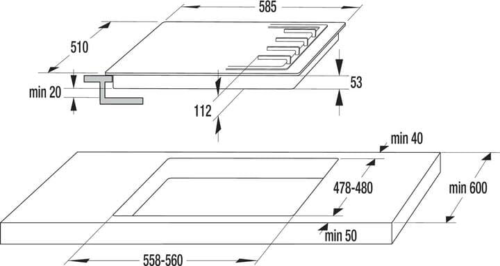 Варильна поверхня Gorenje GTW641EW