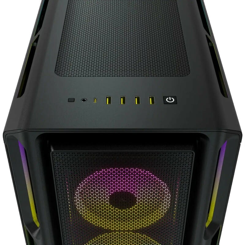 Корпус Corsair iCUE 5000T RGB Tempered Glass Black (CC-9011230-WW) без БП