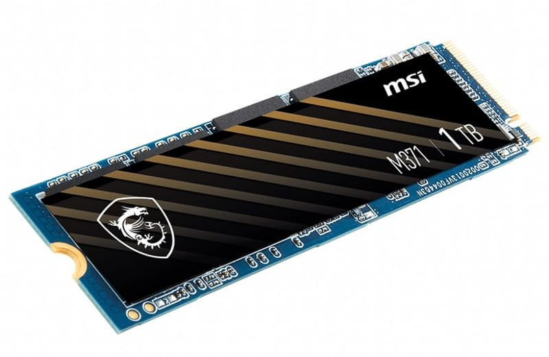 Накопитель SSD 1TB MSI Spatium M371 M.2 2280 PCIe 3.0 x4 NVMe 3D NAND TLC (S78-440L820-P83)
