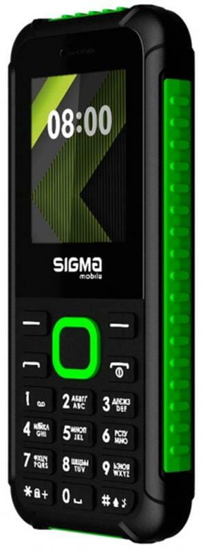 Мобiльний телефон Sigma mobile X-style 18 Track Dual Sim Black/Green