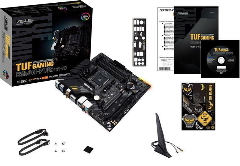 Материнская плата Asus TUF Gaming B550M-Plus WiFi II Socket AM4