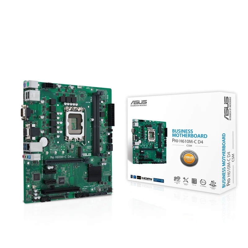Материнская плата Asus PRO H610M-C D4-CSM Socket 1700
