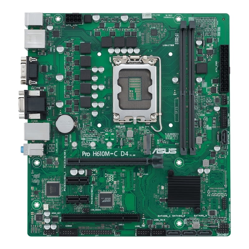 Материнская плата Asus PRO H610M-C D4-CSM Socket 1700