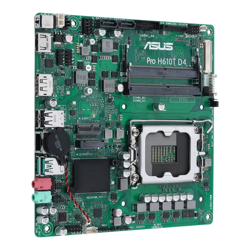 Материнська плата Asus PRO H610T D4-CSM Socket 1700