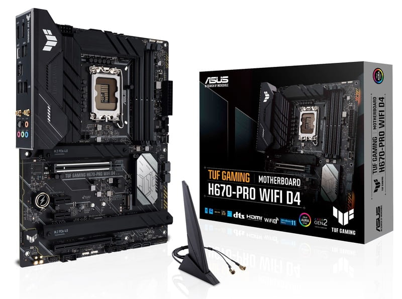 Материнская плата ASUS TUF GAMING H670-PRO WiFi D4 Socket 1700