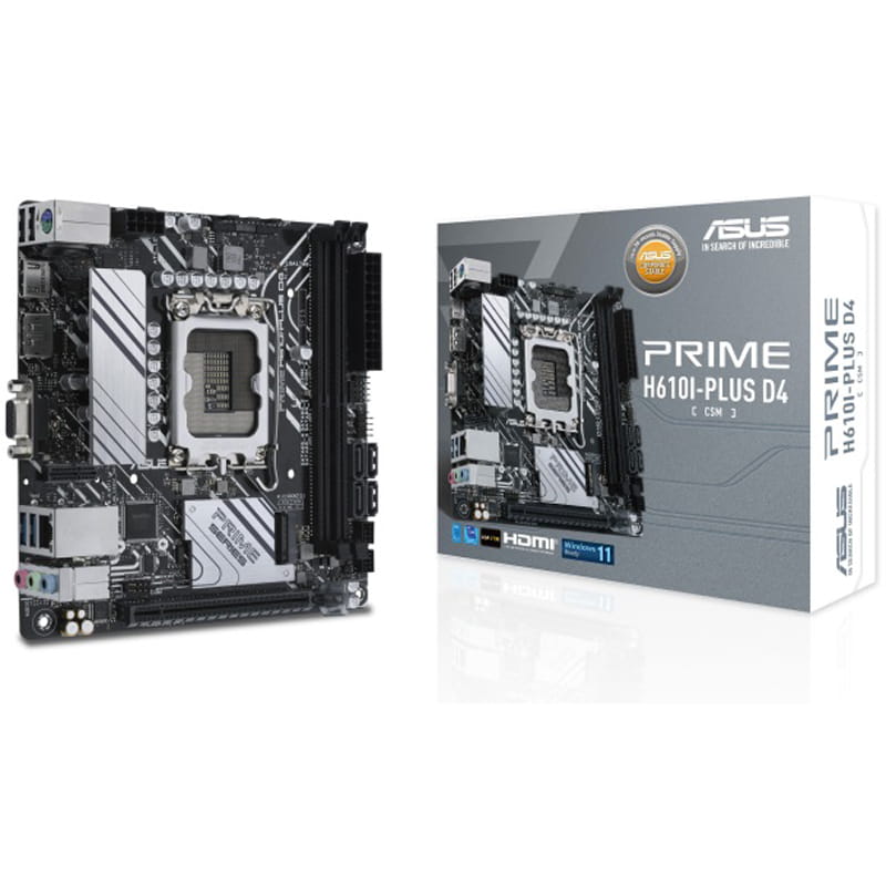 Материнська плата Asus Prime H610I-Plus D4-CSM Socket 1700