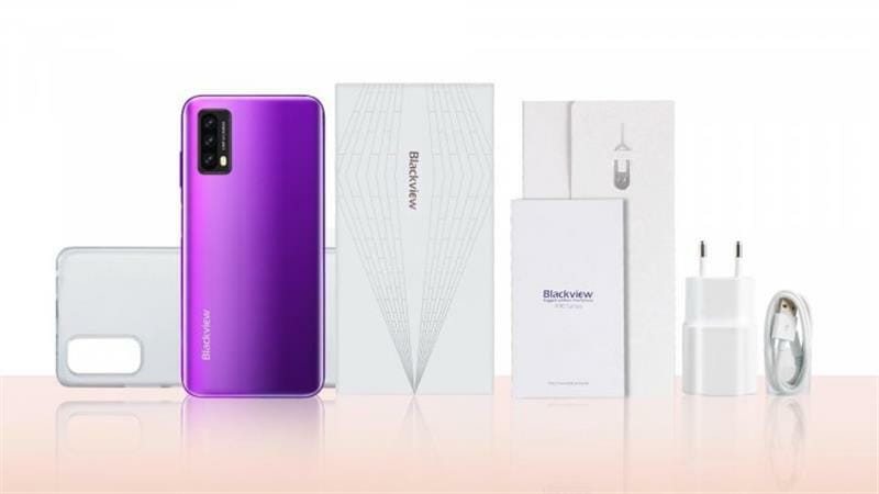 Смартфон Blackview A90 4/64GB Dual Sim Neon Purple (6931548307280)