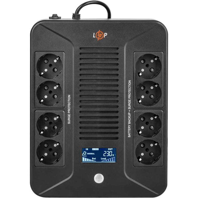 Джерело безперебійного живлення LogicPower LP-UL1000VA-8PS