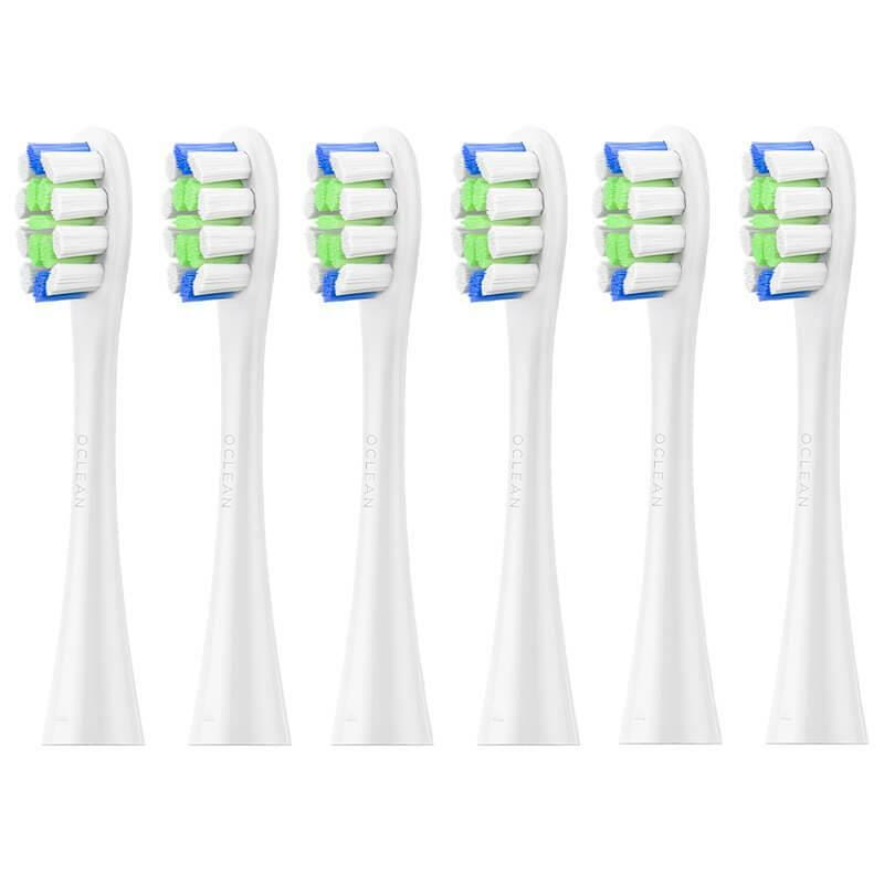 Насадка для зубной электрощетки Oclean P1C1 W06 Plaque Control Brush Head White (6 шт) (6970810552225)