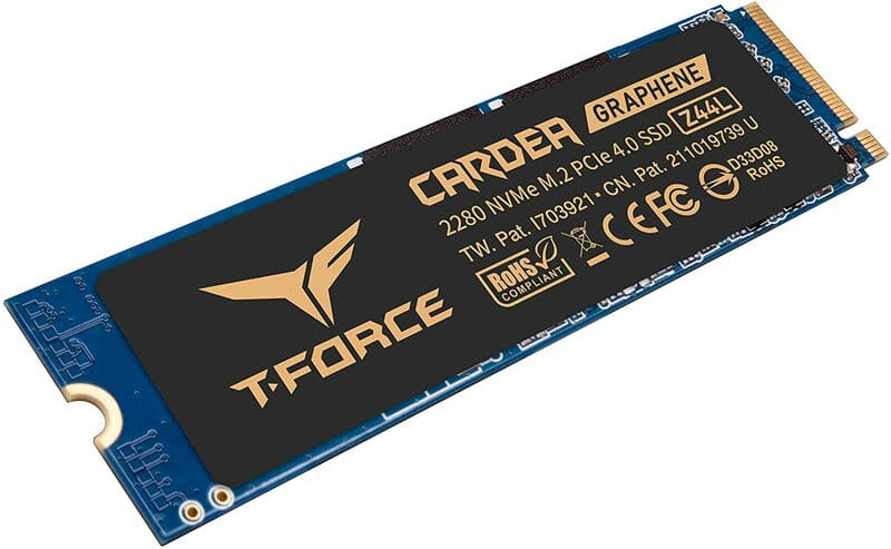 Накопитель SSD  250GB Team Cardea Zero Z44L M.2 2280 PCIe 4.0 x4 NVMe TLC (TM8FPL250G0C127)