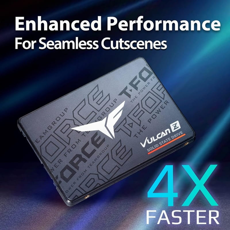 Накопитель SSD  256GB Team Vulcan Z 2.5" SATAIII 3D TLC (T253TZ256G0C101)