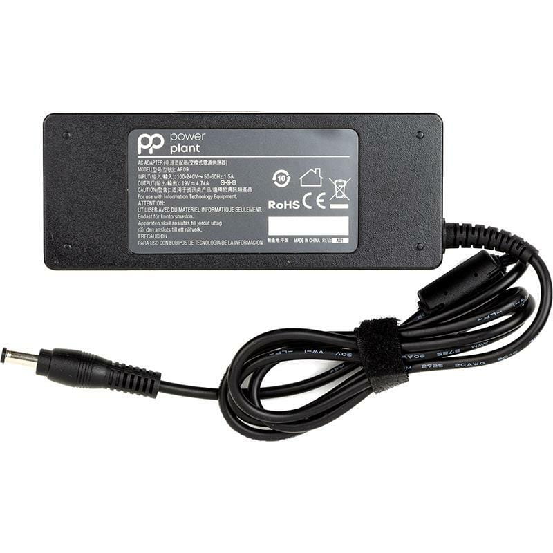 Блок питания PowerPlant для ноутбука Acer 220V, 19V 90W 4.74A, 5.5х2.1мм (AC90F5521)