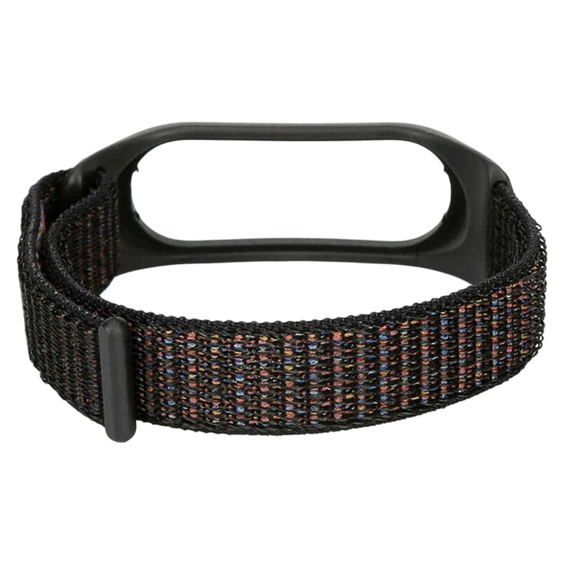 Ремешок BeCover Nylon Style для Xiaomi Mi Smart Band 7 Black (707655)