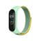 Фото - Ремінець BeCover Nylon Style для Xiaomi Mi Smart Band 7 Green-Yellow (707660) | click.ua