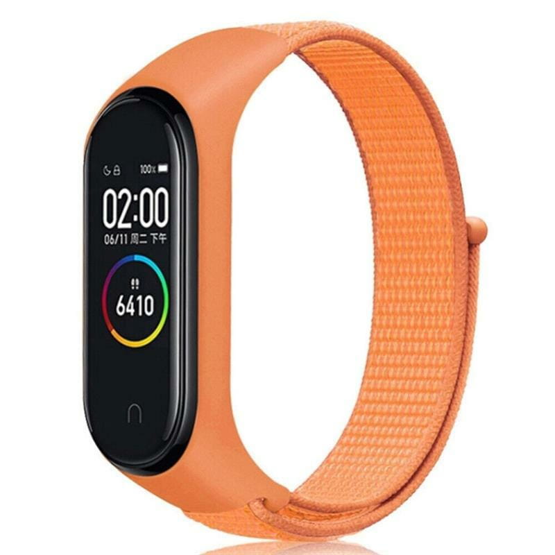 Ремешок BeCover Nylon Style для Xiaomi Mi Smart Band 7 Orange (707665)