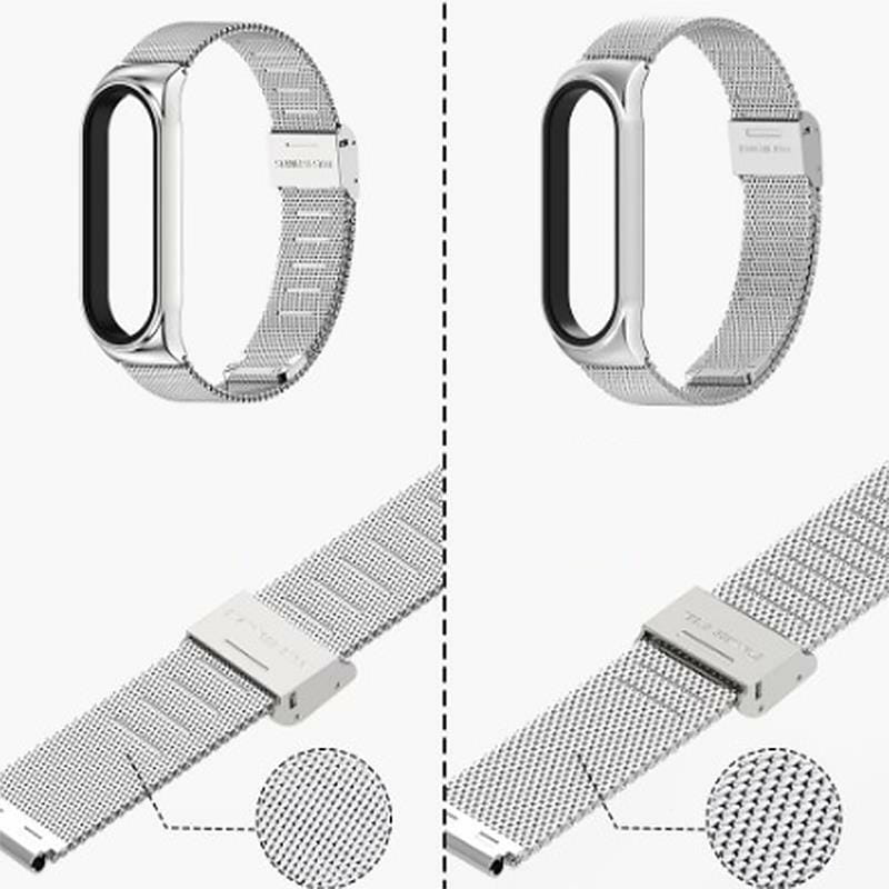 Ремінець BeCover Metal для Xiaomi Mi Smart Band 7 Black (707493)