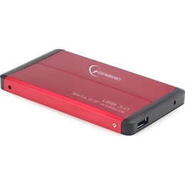 Внешний карман Gembird SATA HDD 2.5", USB 3.0, Red (EE2-U3S-2-R)