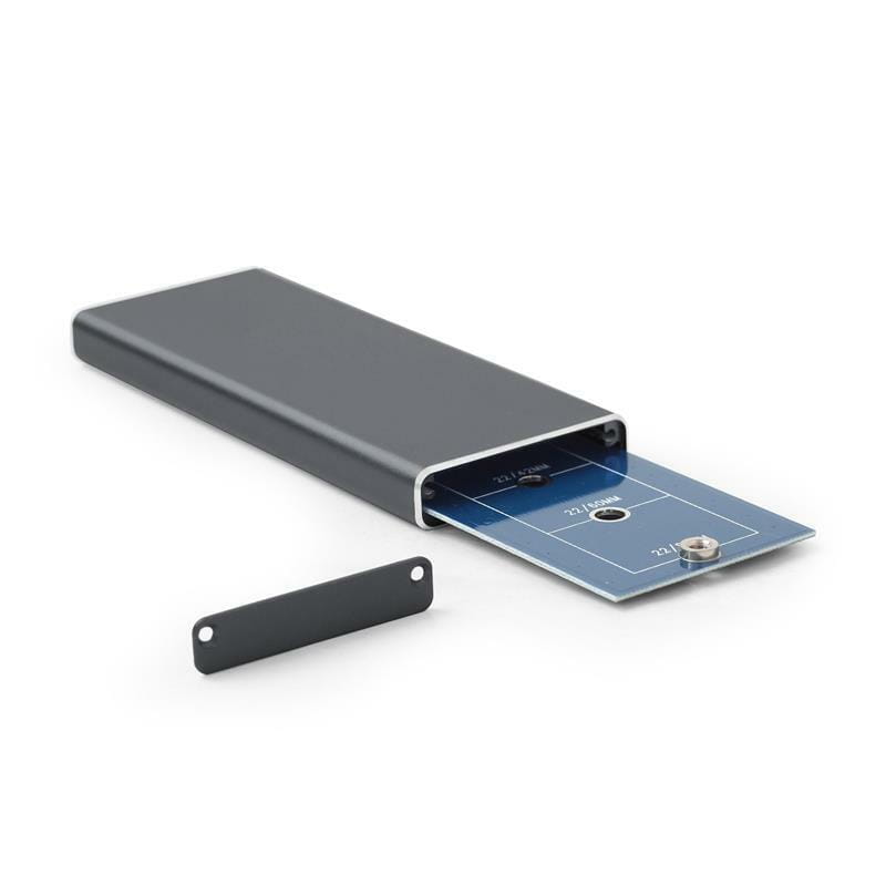 Внешний карман Gembird SSD M.2, USB 3.0, алюминий, Black (EE2280-U3C-01)