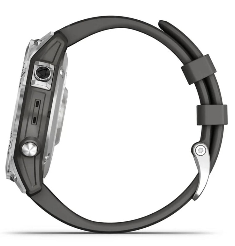 Смарт-годинник Garmin Fenix 7 Silver with Graphite Band (010-02540-00)