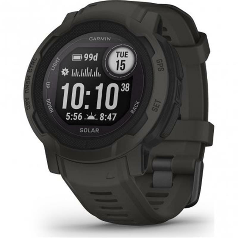 Смарт-часы Garmin Instinct 2 Solar Graphite Gray (010-02627-00)