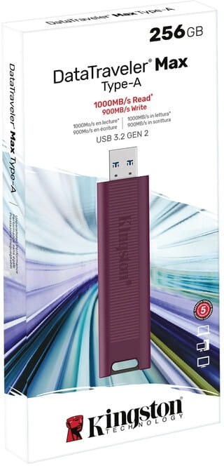 Флеш-накопичувач USB3.2 256GB Kingston DataTraveler Max Red (DTMAXA/256GB)