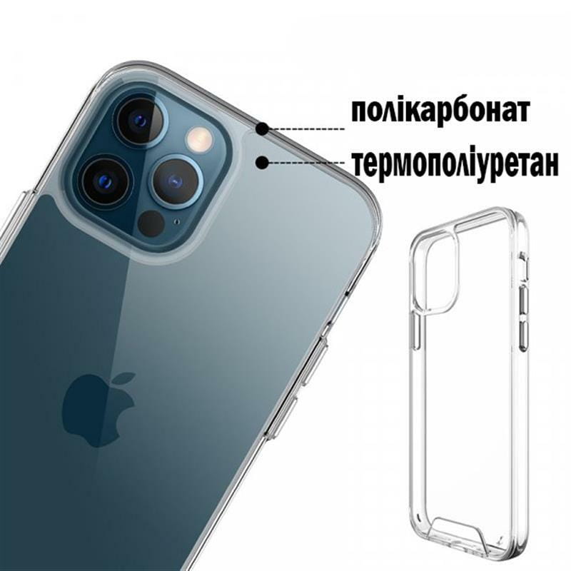 Чeхол-накладка BeCover Space Case для Apple iPhone 12 Pro Max Transparancy (707794)