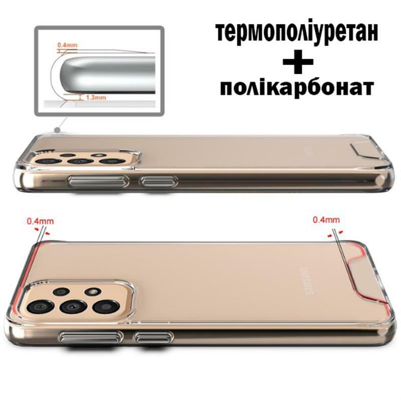 Чeхол-накладка BeCover Space Case для Samsung Galaxy A13 SM-A135 Transparancy (707803)