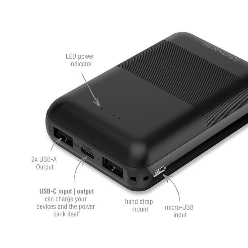 Универсальная мобильная батарея 4smarts VoltHub Go2 10000mAh Black_Акция