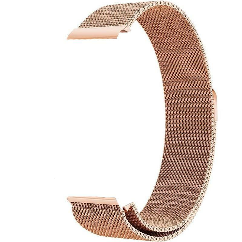Ремешок BeCover Milanese Style для Samsung Galaxy (20mm)/Watch 5/ Watch 4 40/44mm/Watch 4 Classic 42mm/Watch Active/Active 2 40/44mm/Watch 3 41mm/Gear S2/Classic/Gear Sport Rose Gold (707676)