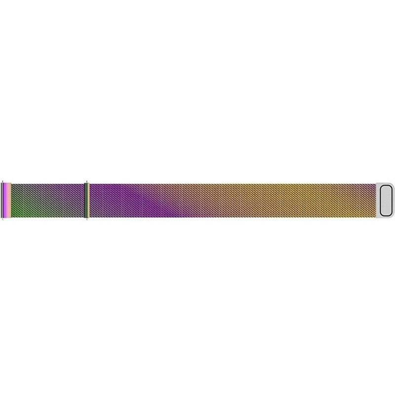 Ремінець BeCover Milanese Style для Xiaomi Amazfit Bip (20mm) Lite/Bip S Lite/GTR 42mm/GTS/TicWatch S2/TicWatch E/GTS 3/GTS 2 mini Rainbow (707742)