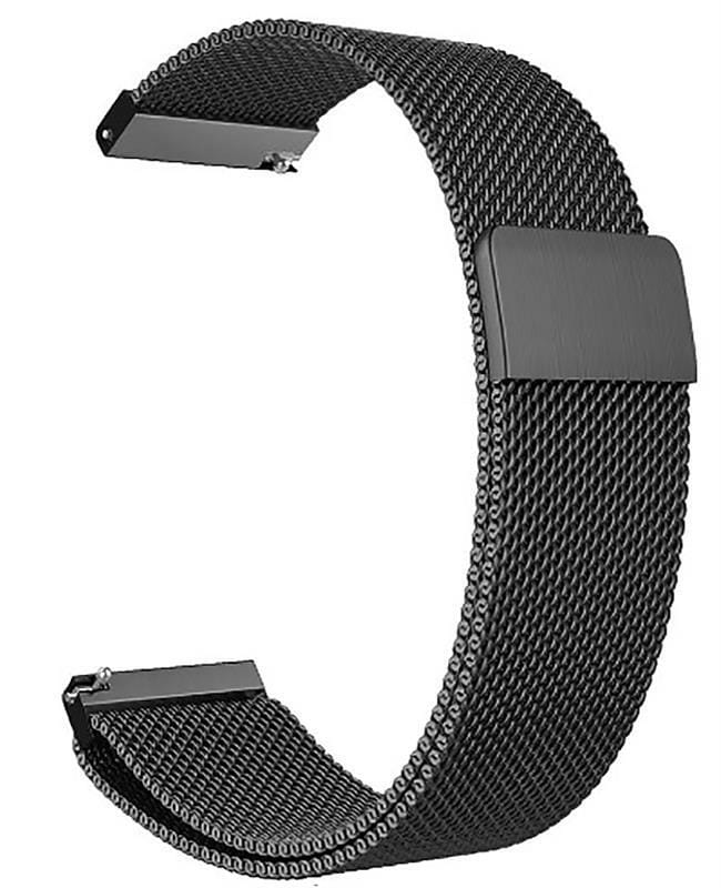Ремешок BeCover Milanese Style для Xiaomi Amazfit Bip (20mm) Lite/Bip S Lite/GTR 42mm/GTS/TicWatch S2/TicWatch E/GTS 3/GTS 2 mini Gray (707681)