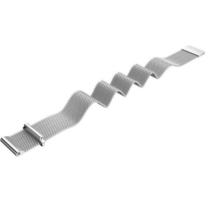 Ремешок BeCover Milanese Style для Xiaomi Amazfit Bip (20mm) Lite/Bip S Lite/GTR 42mm/GTS/TicWatch S2/TicWatch E/GTS 3/GTS 2 mini Silver (707683)