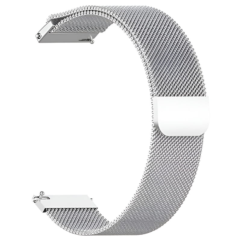 Ремешок BeCover Milanese Style для Xiaomi Amazfit Bip (20mm) Lite/Bip S Lite/GTR 42mm/GTS/TicWatch S2/TicWatch E/GTS 3/GTS 2 mini Silver (707683)