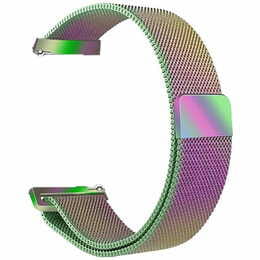 Ремешок BeCover Milanese Style для Xiaomi Amazfit Bip (20mm) Lite/Bip S Lite/GTR 42mm/GTS/TicWatch S2/TicWatch E/GTS 3/GTS 2 mini Rainbow (707686)