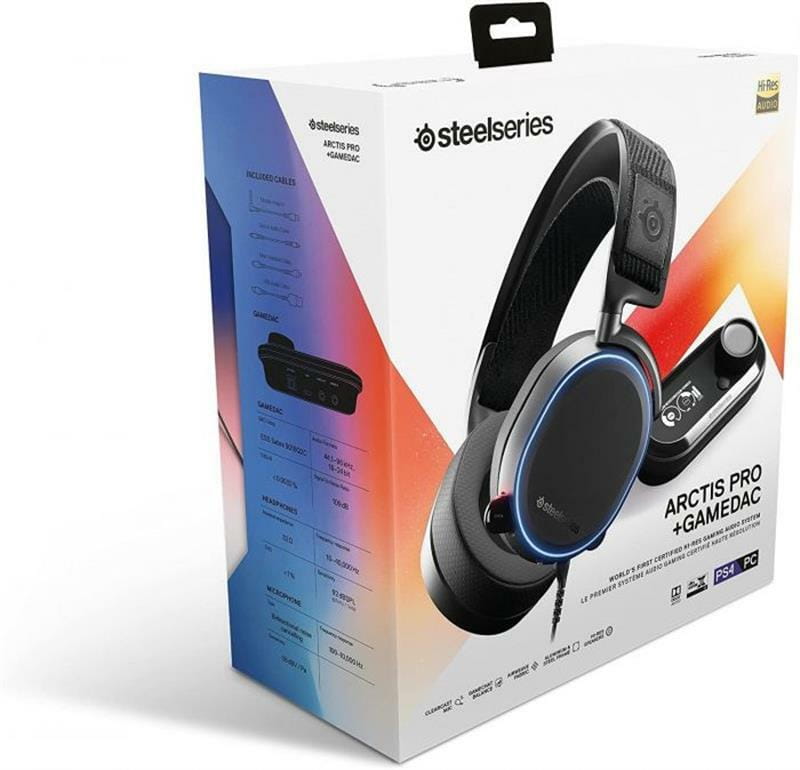 Гарнітура SteelSeries Arctis Pro Black + GameDac (61453)