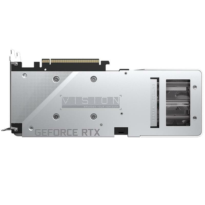 Відеокарта GF RTX 3060 12GB GDDR6 Vision OC Gigabyte (GV-N3060VISION OC-12GD 2.0) (LHR)