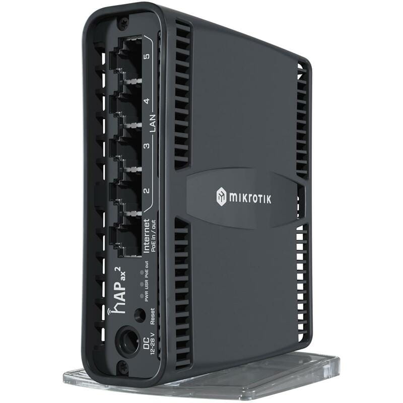 Беспроводной маршрутизатор Mikrotik hAP AX2 (C52iG-5HaxD2HaxD-TC)
