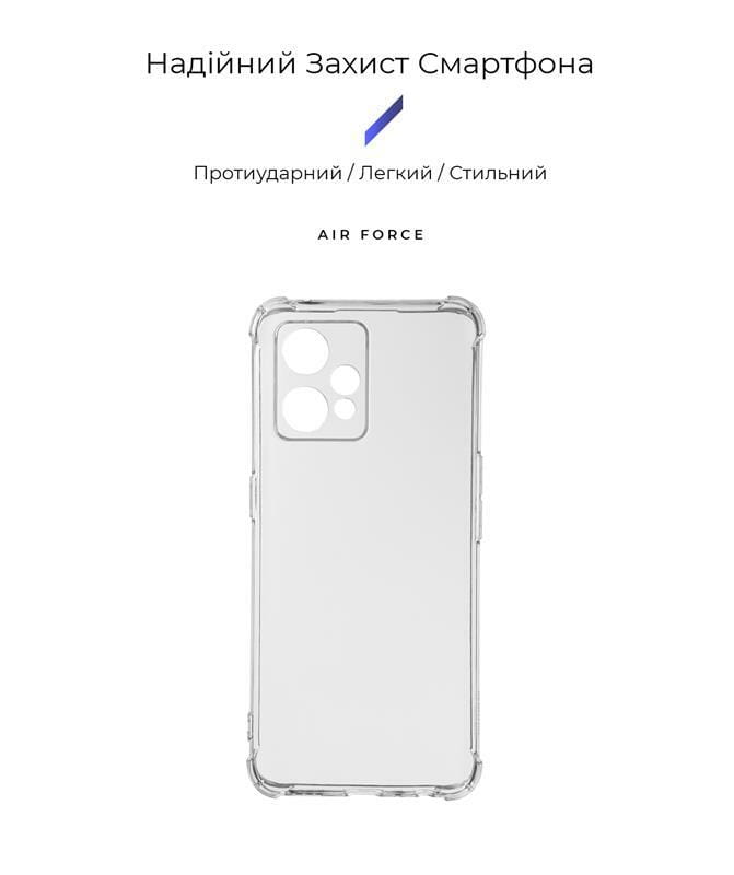 Чехол-накладка Armorstandart Air Force для Realme 9 Pro Plus Camera cover Transparent (ARM62461)