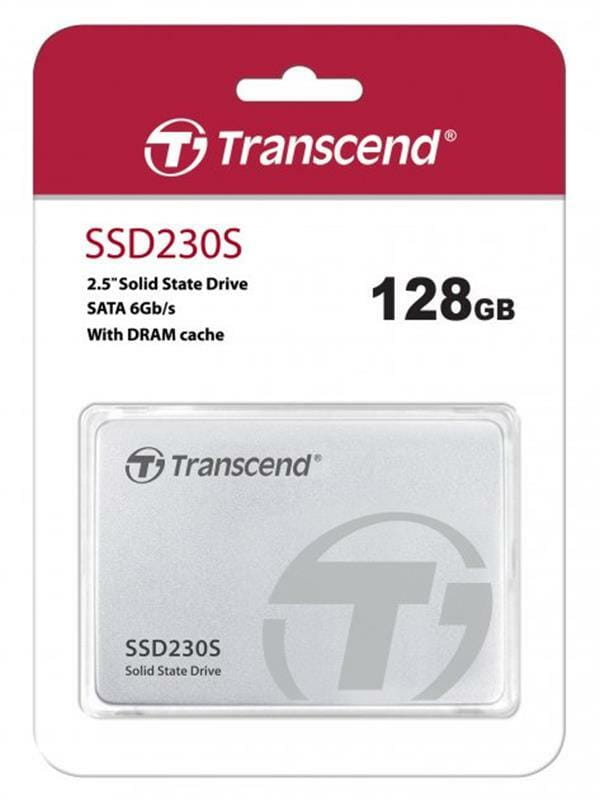 Накопитель SSD  128GB Transcend SSD230S Premium 2.5" SATA III 3D V-NAND TLC (TS128GSSD230S)