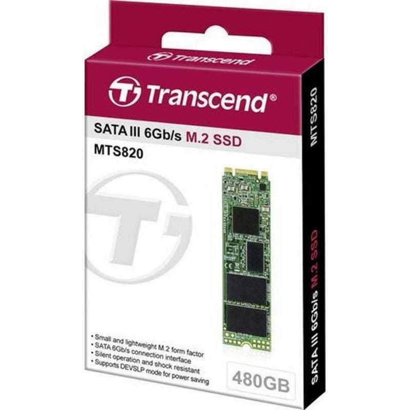Накопитель SSD  480GB Transcend 820S M.2 2280 SATAIII 3D TLC NAND (TS480GMTS820S)