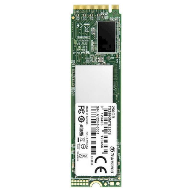 Накопичувач SSD  256GB Transcend 220S M.2 2280 PCIe 3.0 x4 3D TLC (TS256GMTE220S)