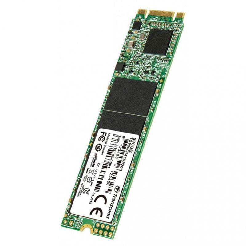 Накопитель SSD  960GB Transcend 820S M.2 2280 SATAIII 3D TLC NAND (TS960GMTS820S)