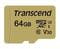 Фото - Карта пам`ятi MicroSDXC 64GB UHS-I/U3 Class 10 Transcend 500S + SD-adapter (TS64GUSD500S) | click.ua