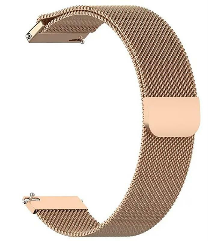 Ремешок BeCover Milanese Style для Amazfit Stratos (22mm)/Stratos 2/2S/3/Amazfit GTR 2/Amazfit GTR 47mm/Amazfit GTR Lite 47mm/Amazfit Nexo/Amazfit Pace/Amazfit GTR 3 Pro Brown (707728)