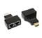 Фото - Адаптер Voltronic HDMI - 2хRJ-45 (M/F), Black (YT-SCPE HDMI/2P-30m720P/08516) | click.ua