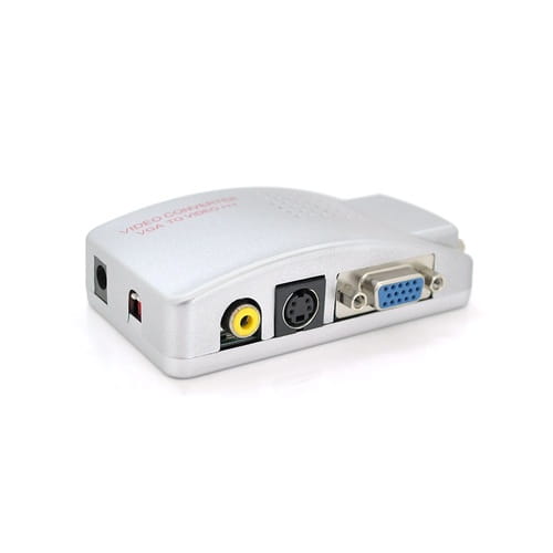 Photos - Cable (video, audio, USB) Voltronic Power Адаптер Voltronic VGA - VGA+S-Video+RCA (F/F), Grey /S-Video( (YT-C-VGA(IN)