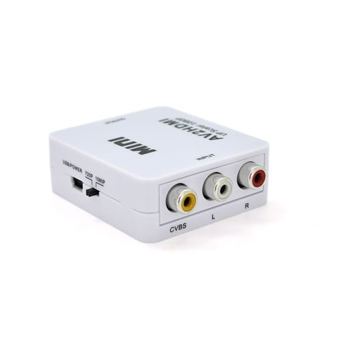 Photos - Cable (video, audio, USB) Voltronic Power Адаптер Voltronic HDMI - 3хRCA (F/F), White  YT-CM-AV (YT-CM-AV/HDMI/07785)