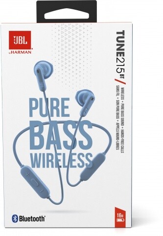 Bluetooth-гарнитура JBL Tune T215BT Blue (JBLT215BTBLU)