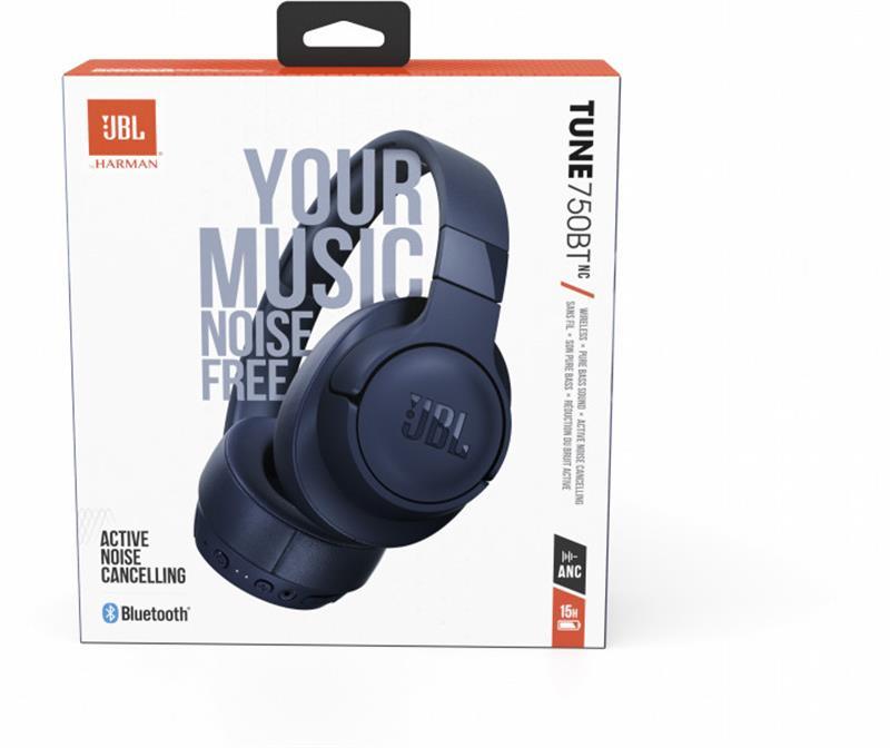 Bluetooth-гарнитура JBL Tune 750BTNC Blue (JBLT750BTNCBLU)